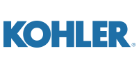 KOHLER logo in blue text on white background.