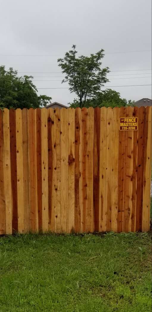 Wood fence project