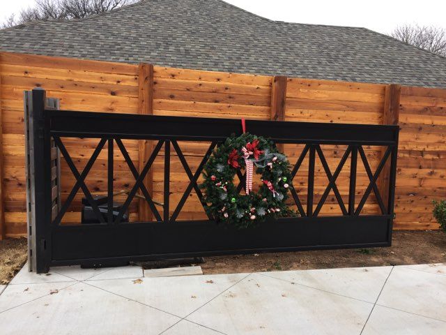 Wood fence project