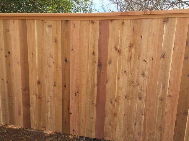 Wood fence project