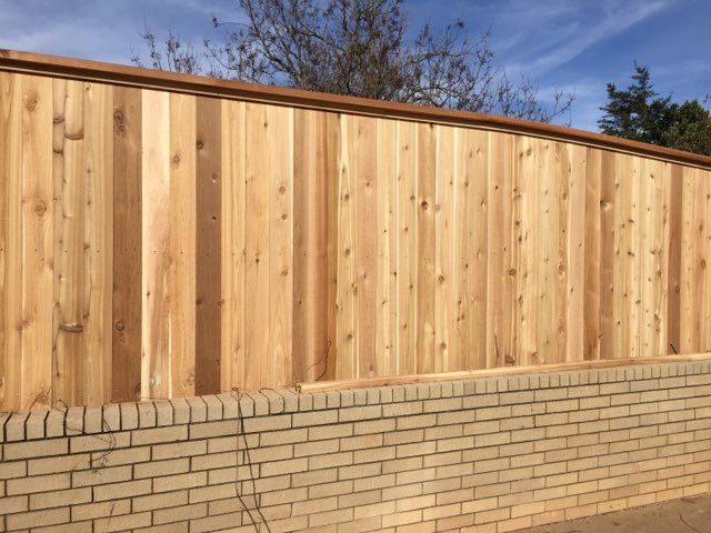 Wood fence project
