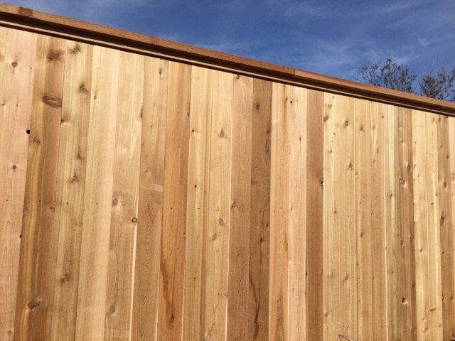 Wood fence project