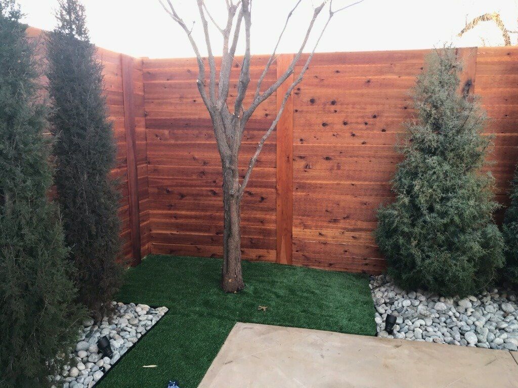 Wood fence project