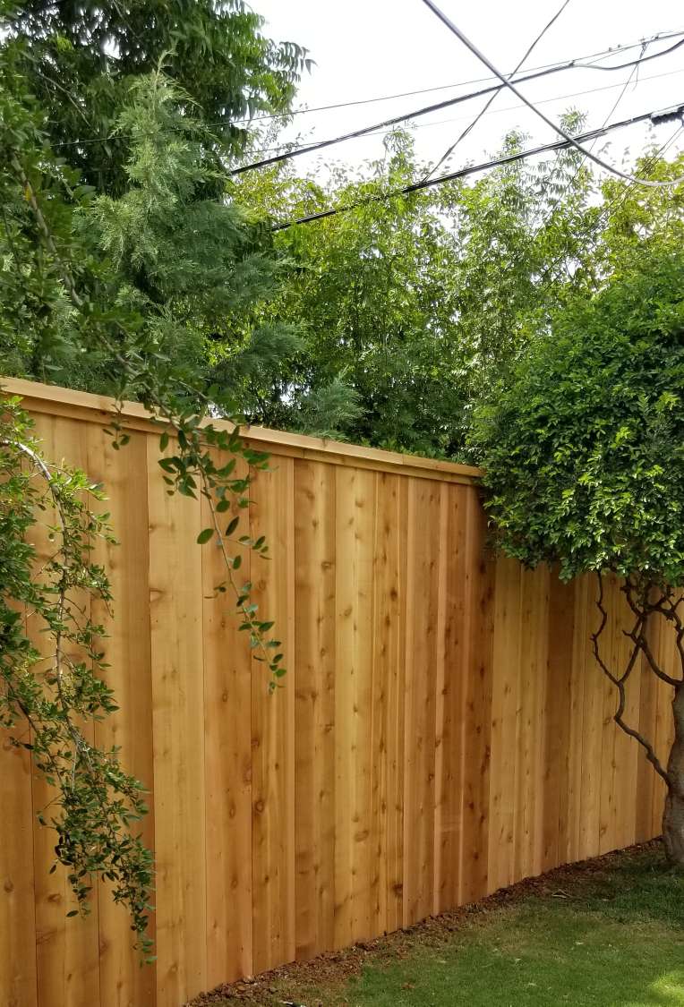 Wood fence project