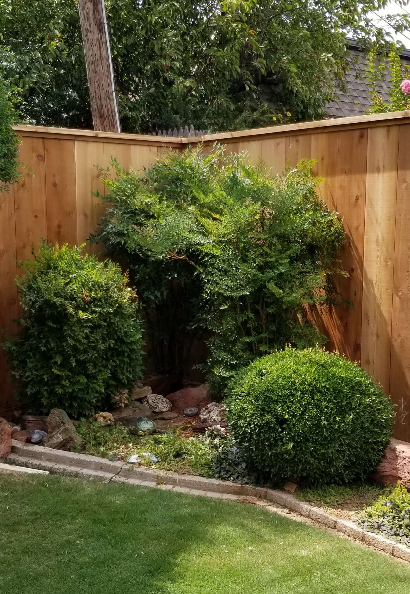Wood fence project