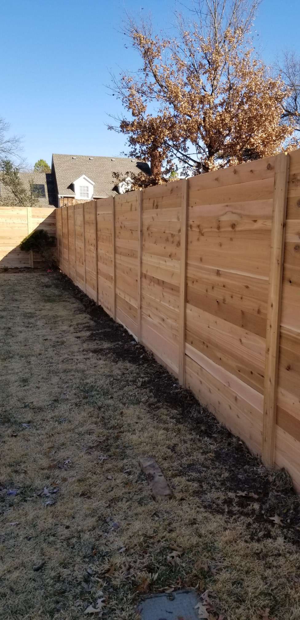 Wood fence project
