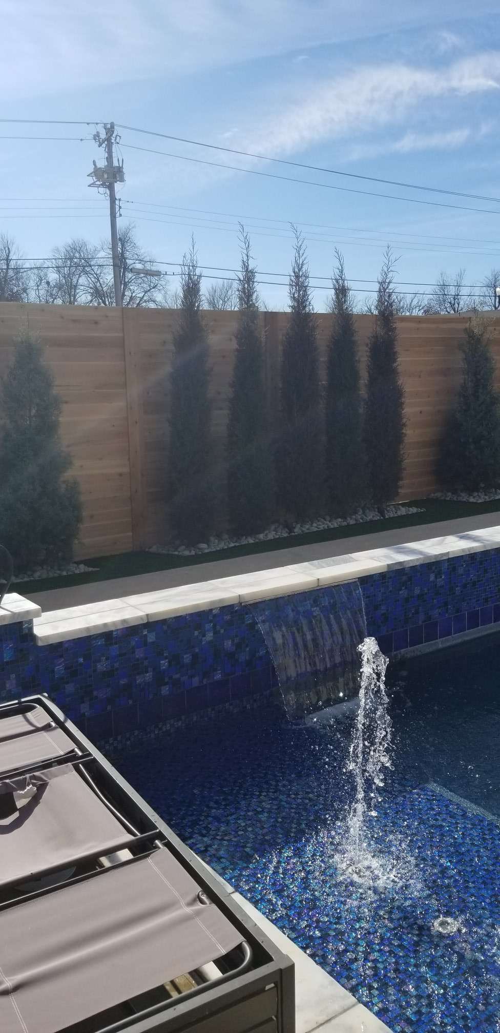 Wood fence project