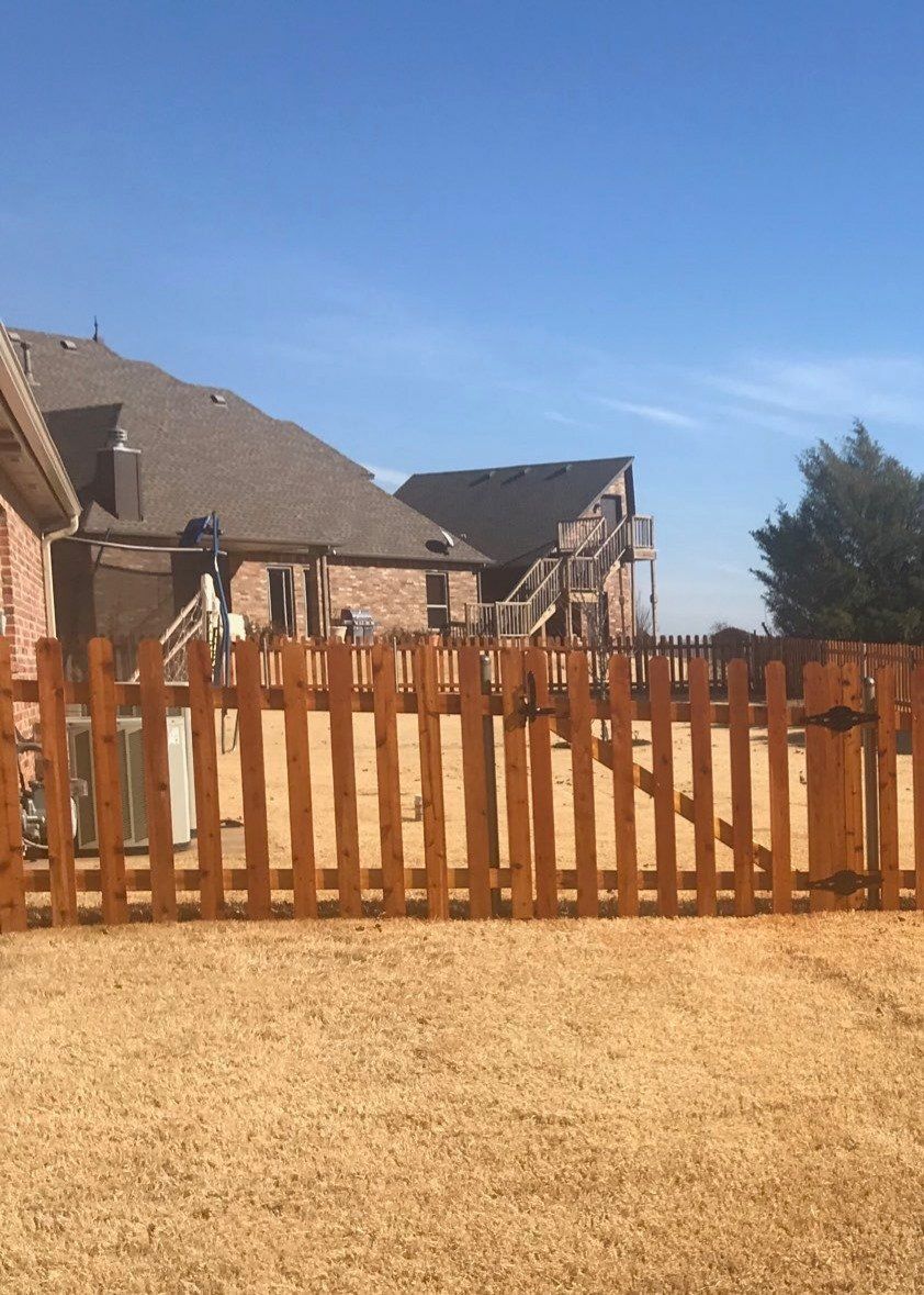 Wood fence project