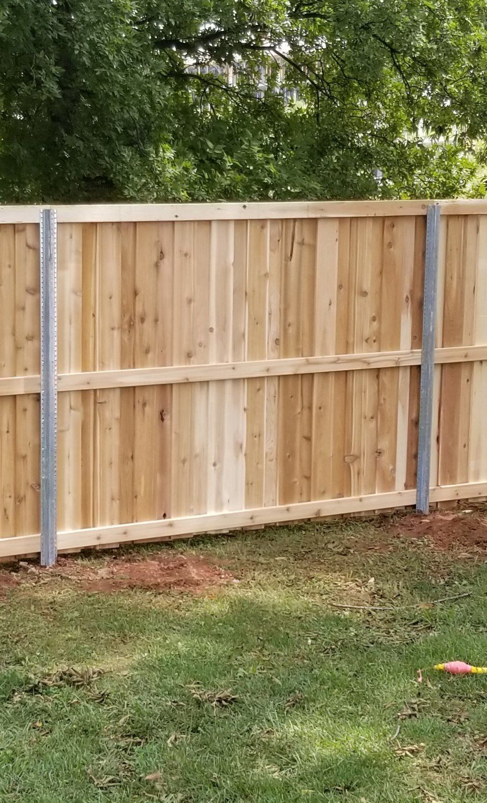 Wood fence project