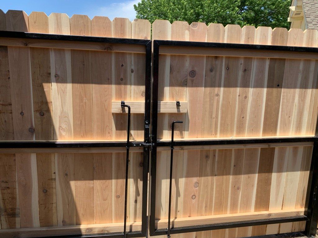 Wood fence project