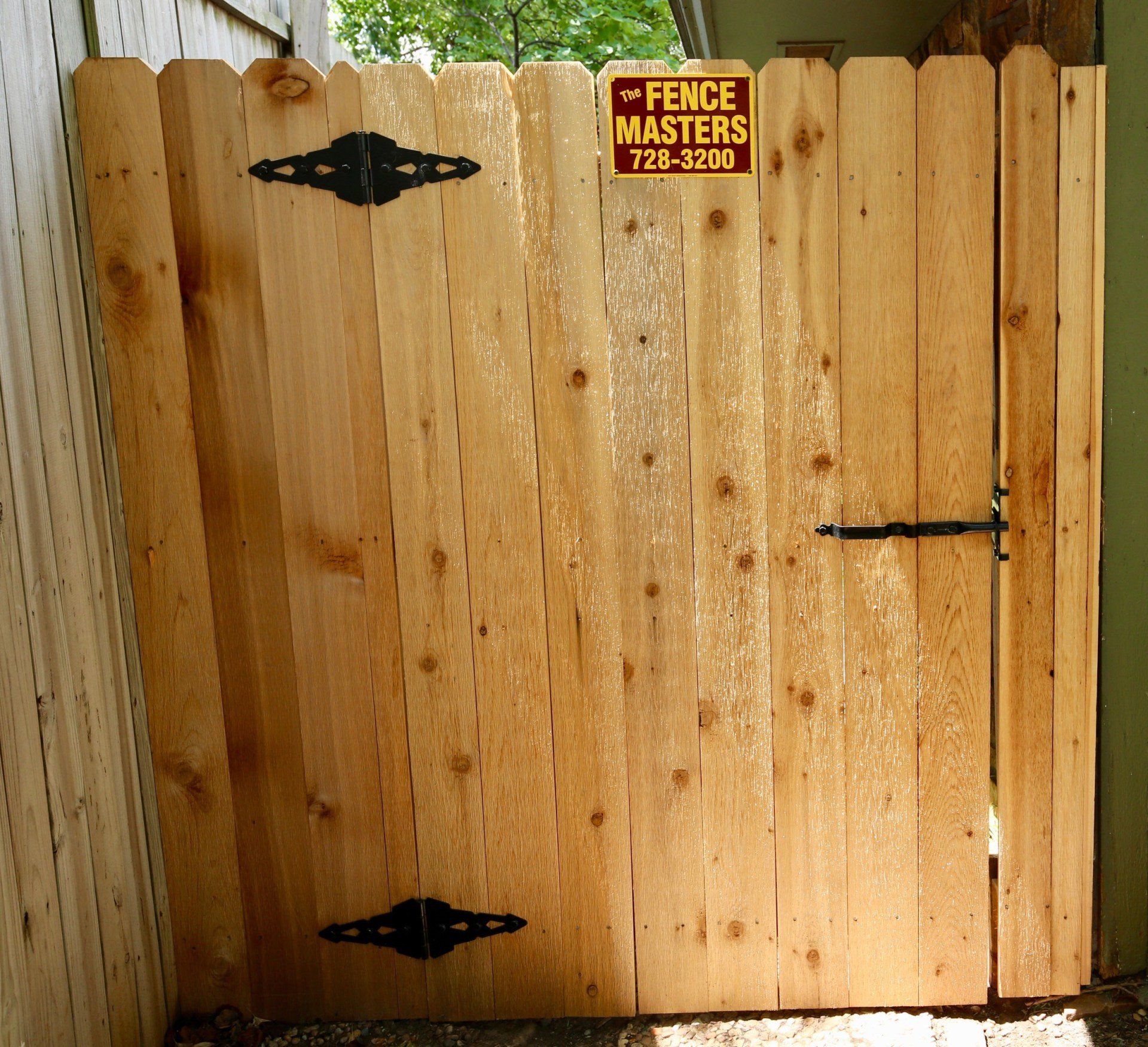 Wood fence project