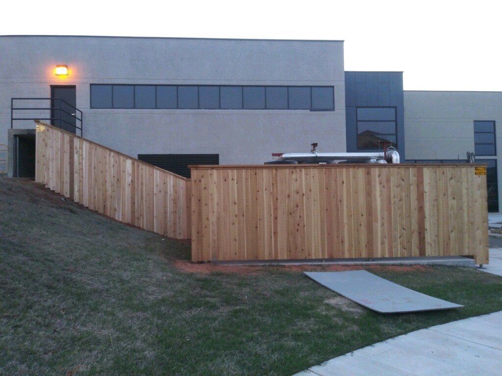 Wood fence project