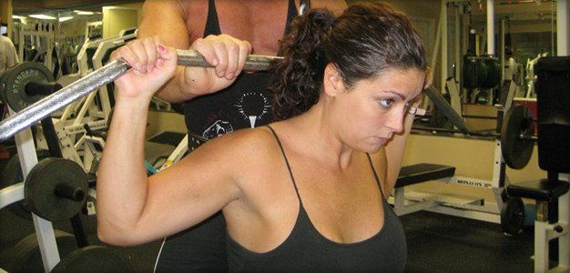 Woman having a workout plan