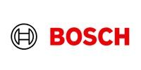 BOSCH logo in red with a black circular emblem on a white background