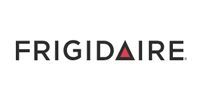 Frigidaire logo in black and red on a white background