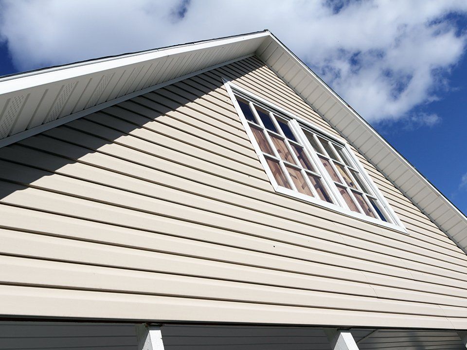 Siding and window