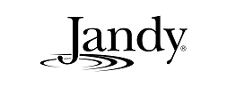 Jandy logo with text and water ripple graphic.