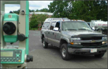Truck and surveyor equipment