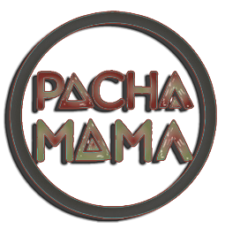 A logo that says pacha mama in a circle