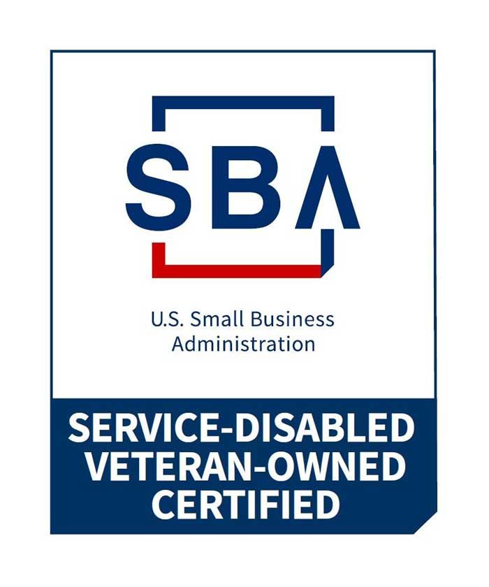 US SBA Service-Disabled Veteran-Owned Certified logo