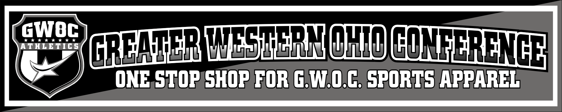 A black and white logo for gwoc great western and conference