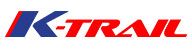 Logo of the brand K-TRAIL in blue and red.