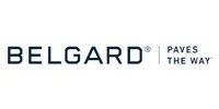 Logo of Belgard, black text on white background. 