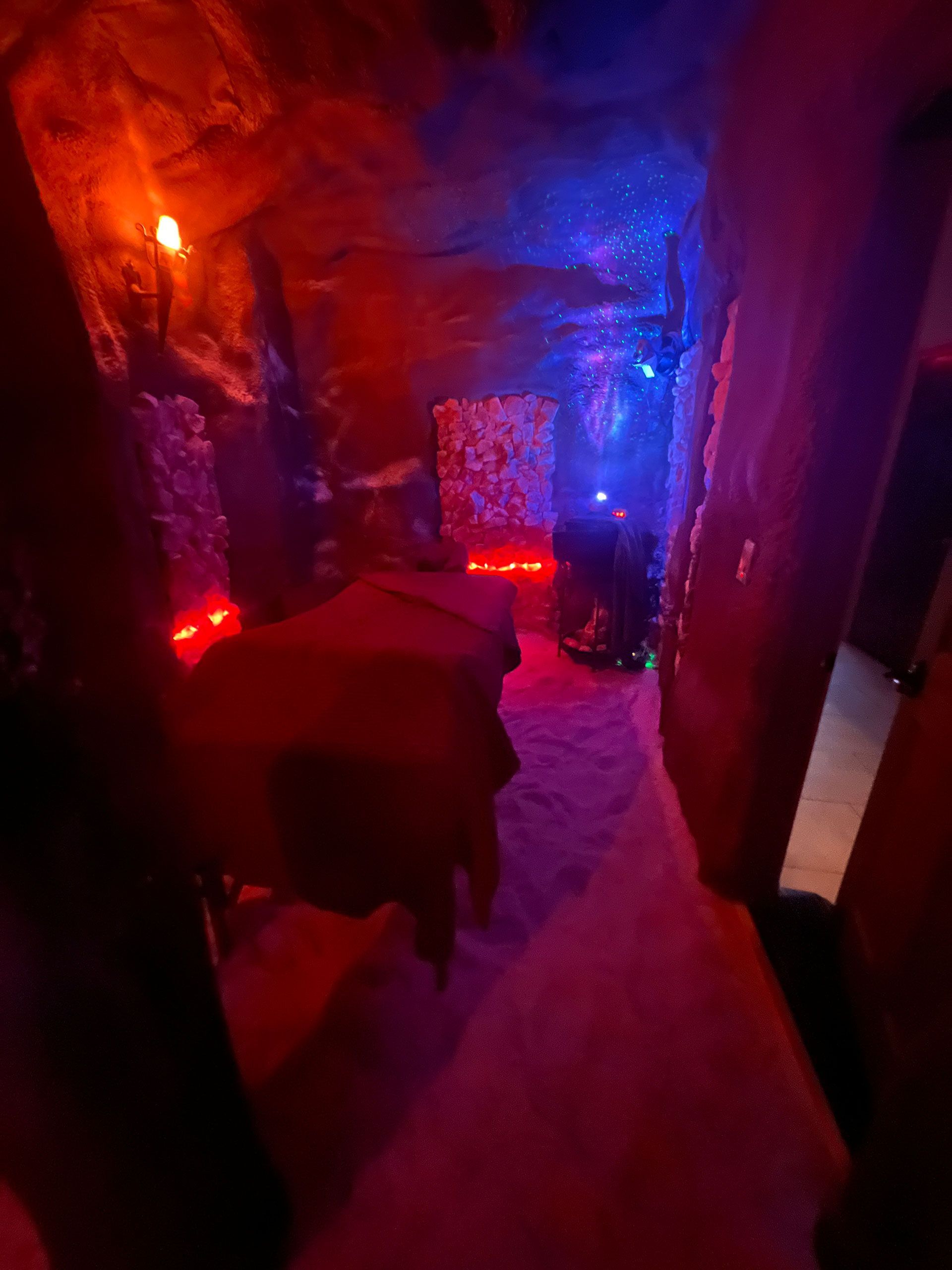 salt cave halo massage