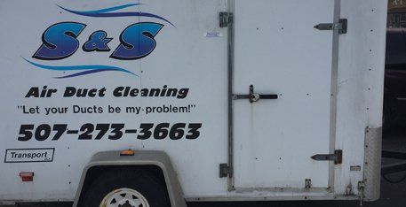 S & S Air Duct Cleaning service vehicle