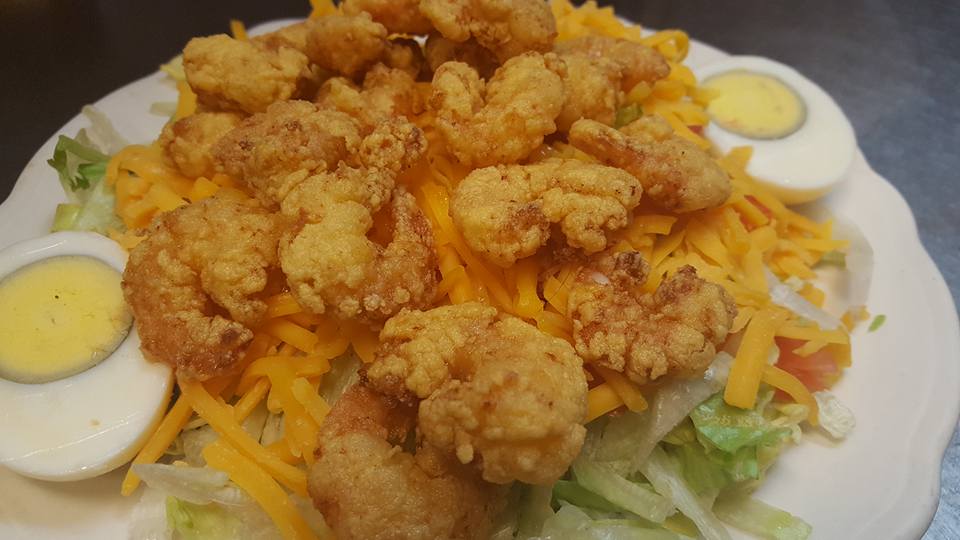 Voodoo or Zen shrimp Salad