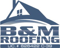B & M Roofing - logo