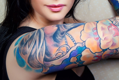 Colorful tattoo