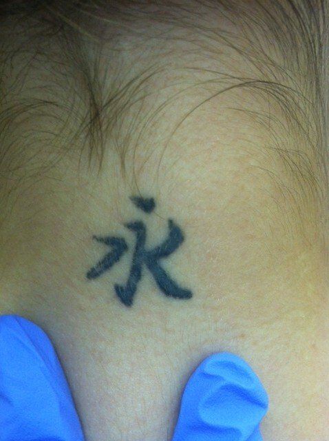 Tattooed nape