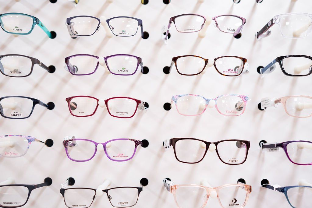 Learn More About Eyeglasses Different eyeglasses display