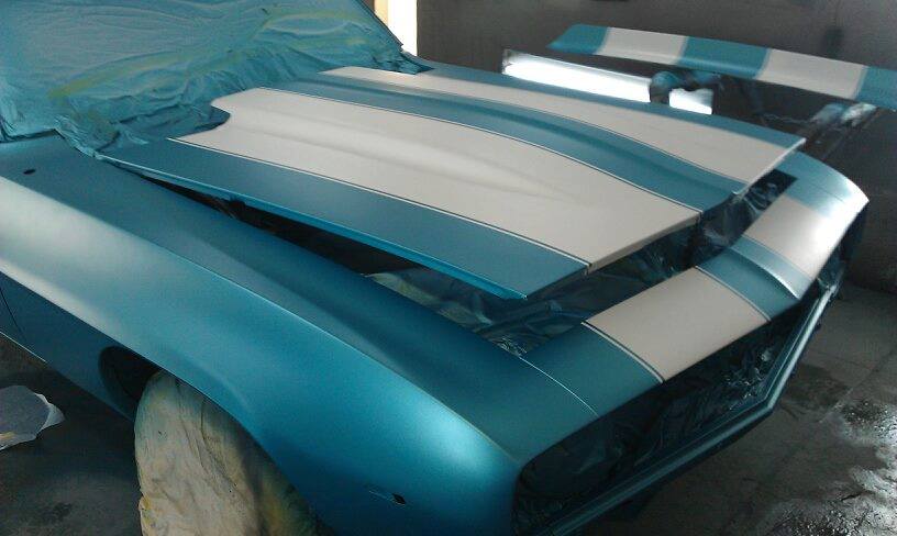 Classic car painting