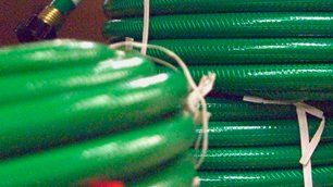 Industrial green hose