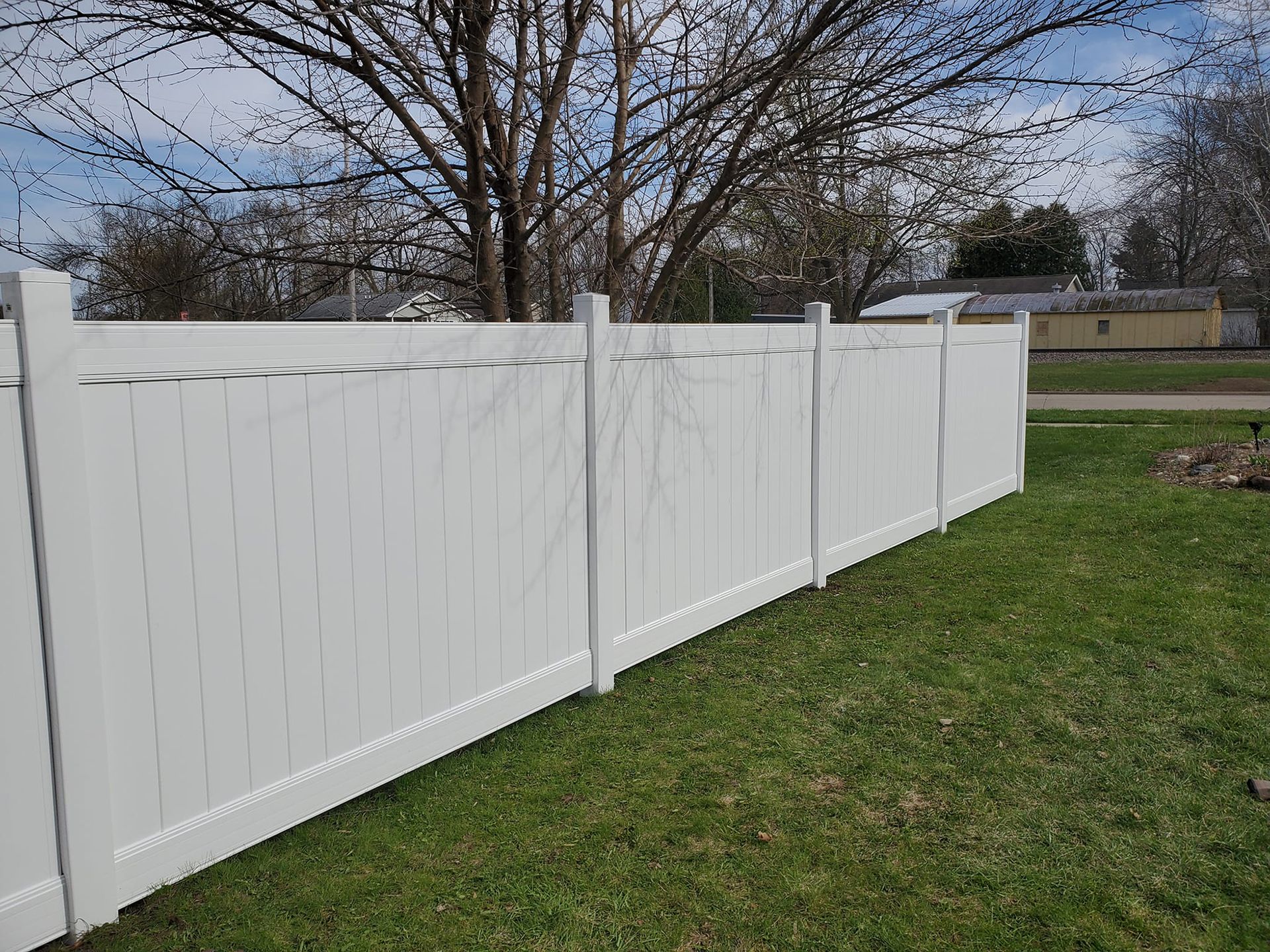 Vinyl fence
