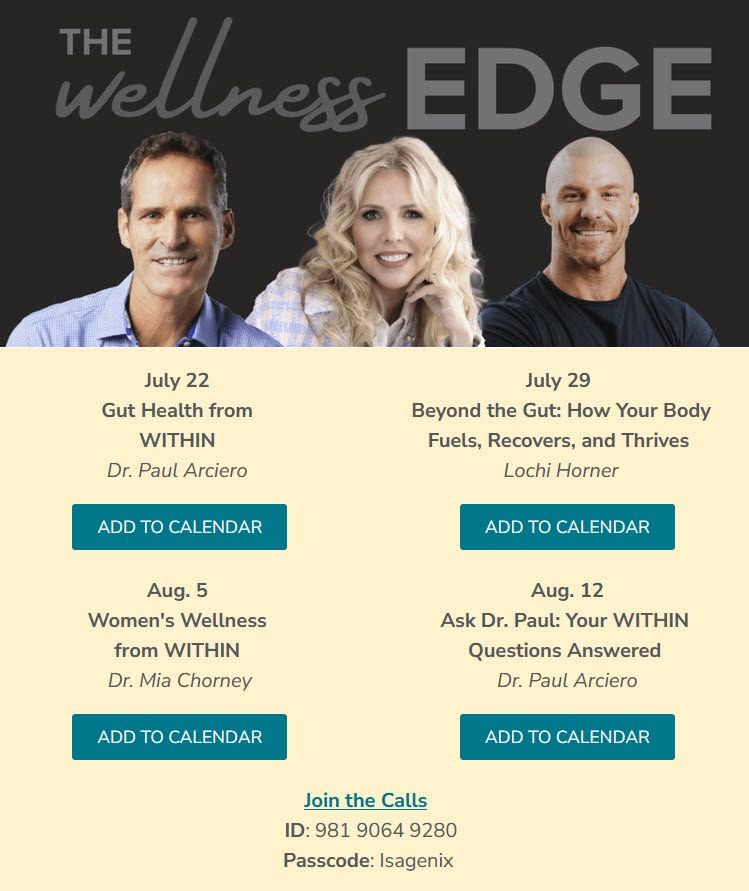Wellbeing Commerce CAll