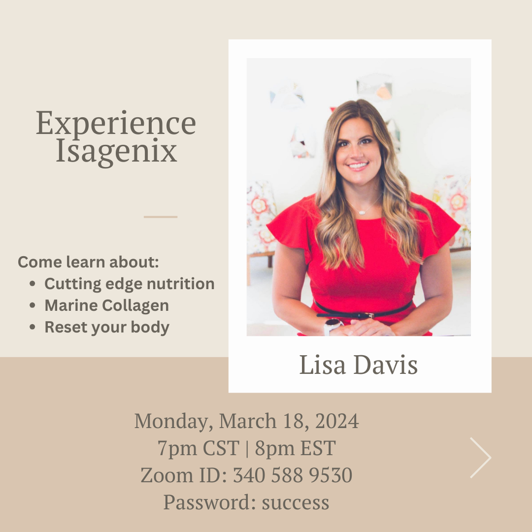 Lisa Davis is giving a presentation on Monday, March 18