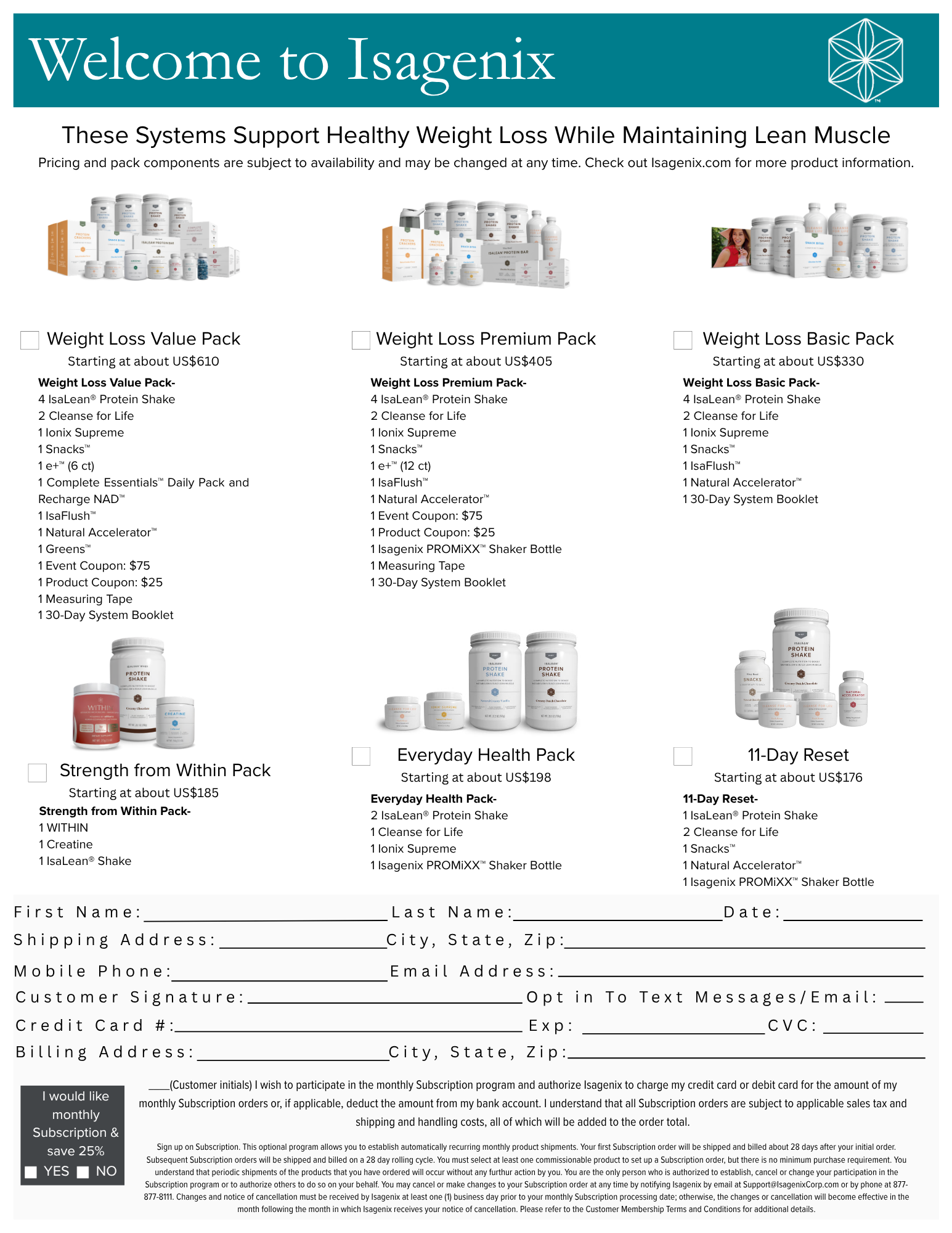 Order Form