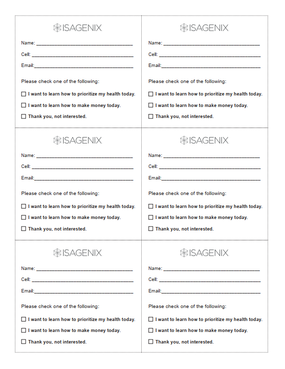In-Home Event Closing Forms
Print these forms to track who attends your In-Home Event and collect basic guest information for simple follow-up and continued support.
