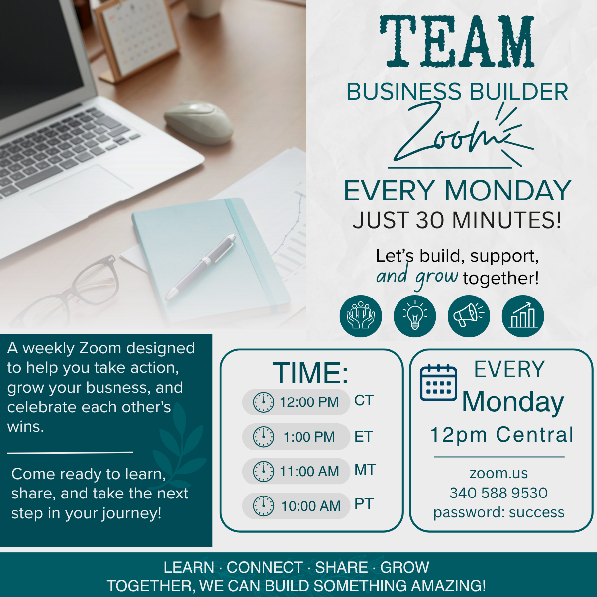 Join our Team Business Builder Zoom!
