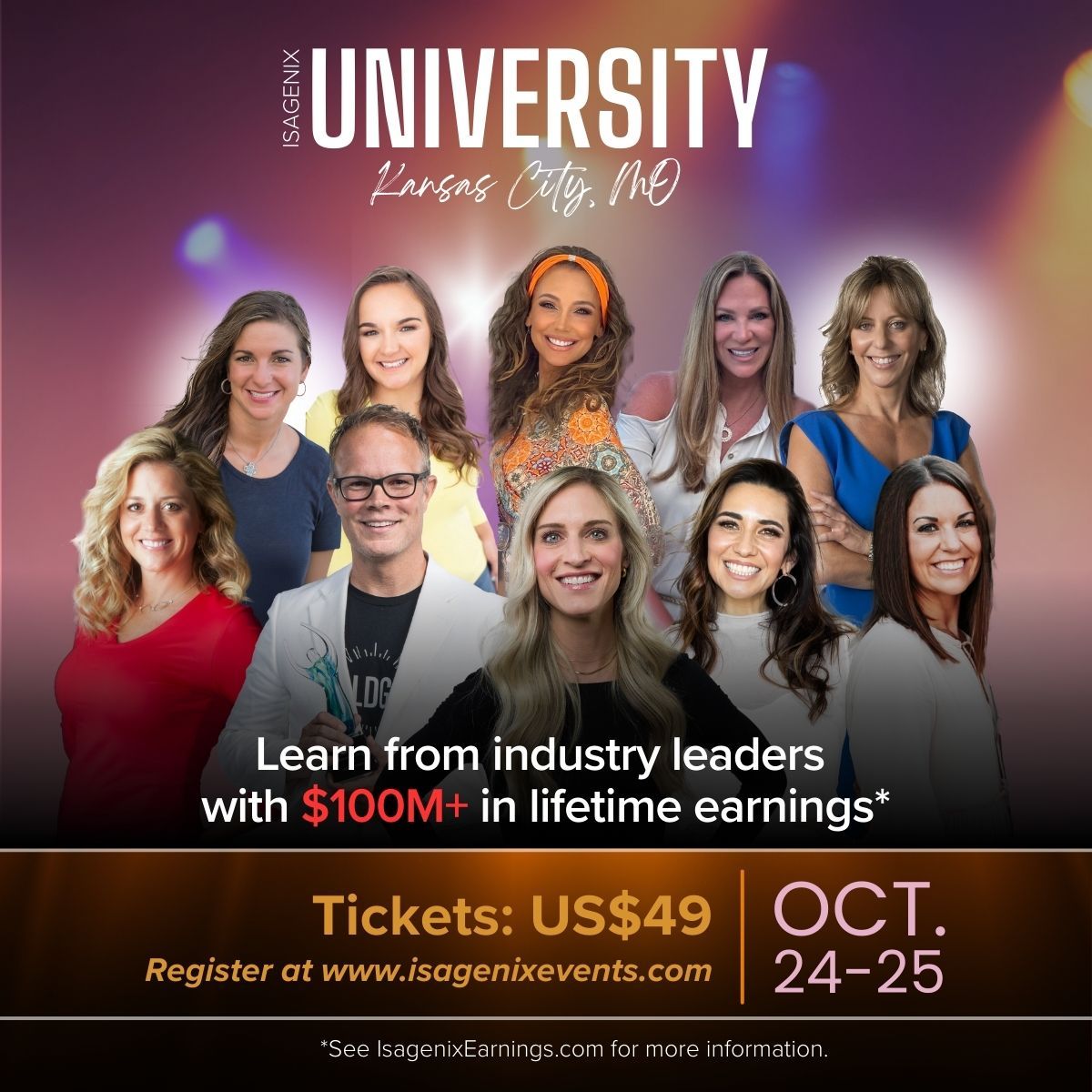 Isagenix University event in Kansas City, MO.
