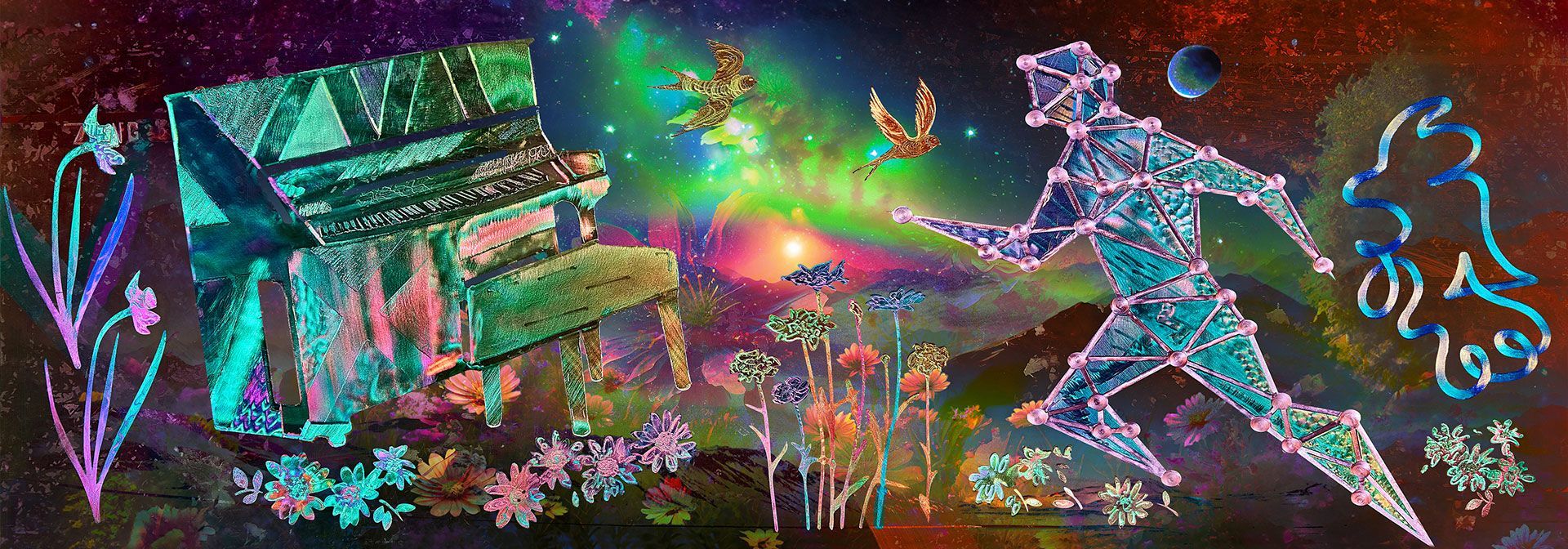 Metalamix Space Walking in the Garden