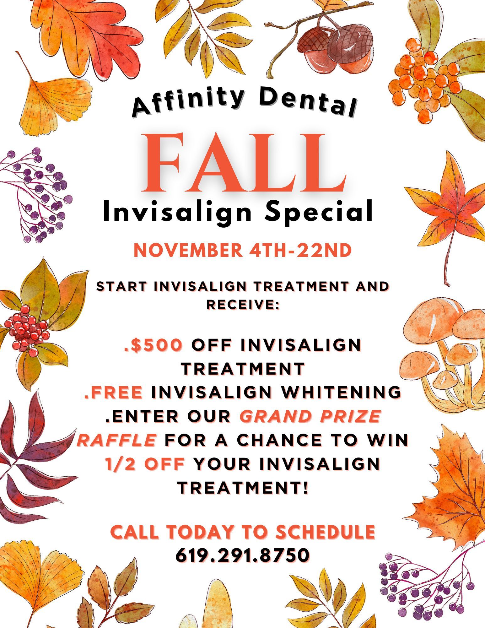 Affinity Dental Hillcrest - Fall Invisalign Special