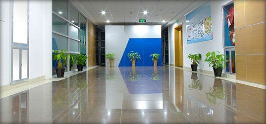 Commercial ceramic flooring