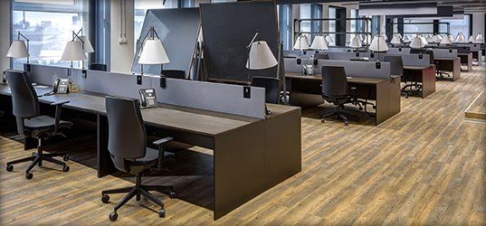 Commercial vinyl flooring