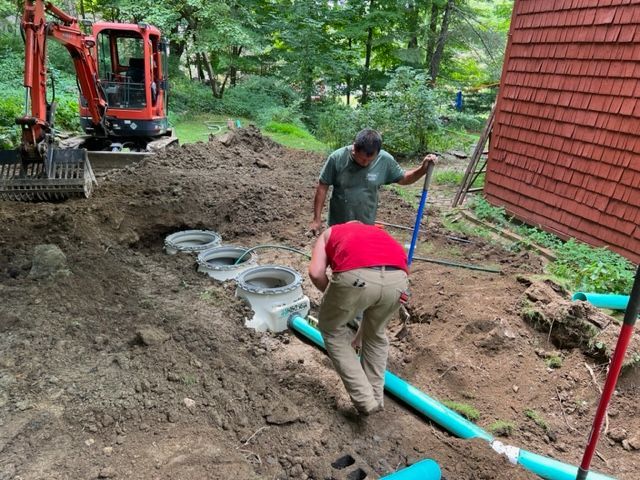 Septic system installation