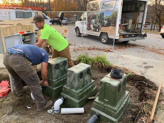 Septic system installation