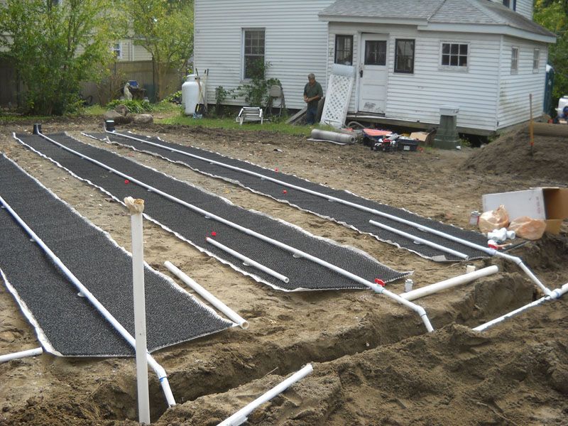 Septic system installation